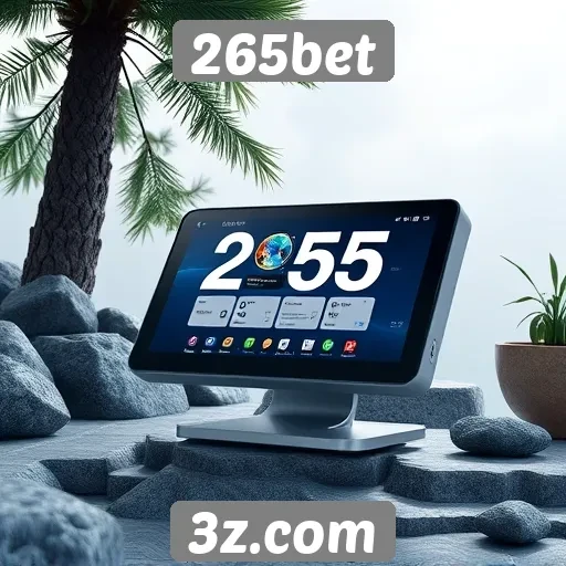 Facilidade de navegação e design do site 265bet