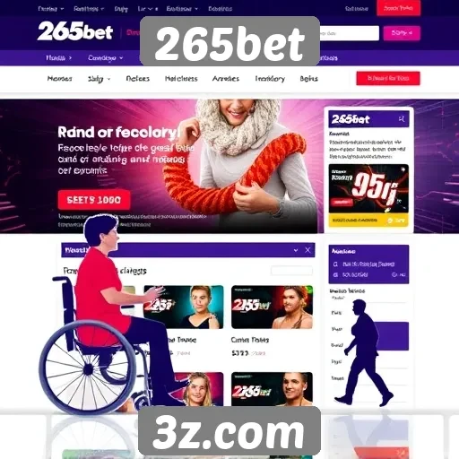 Acessibilidade e usabilidade do site 265bet